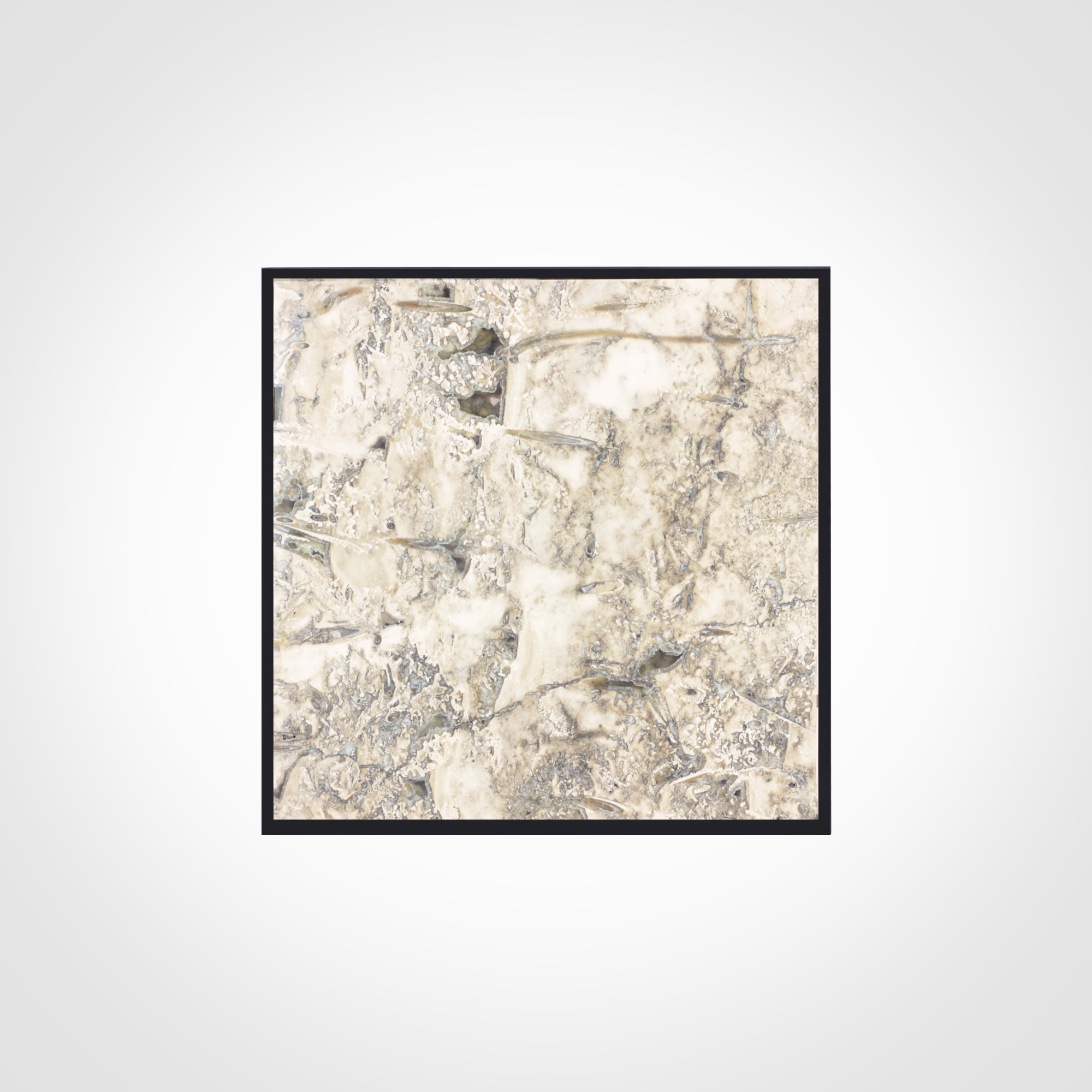 FramE - Fossil travertine side table