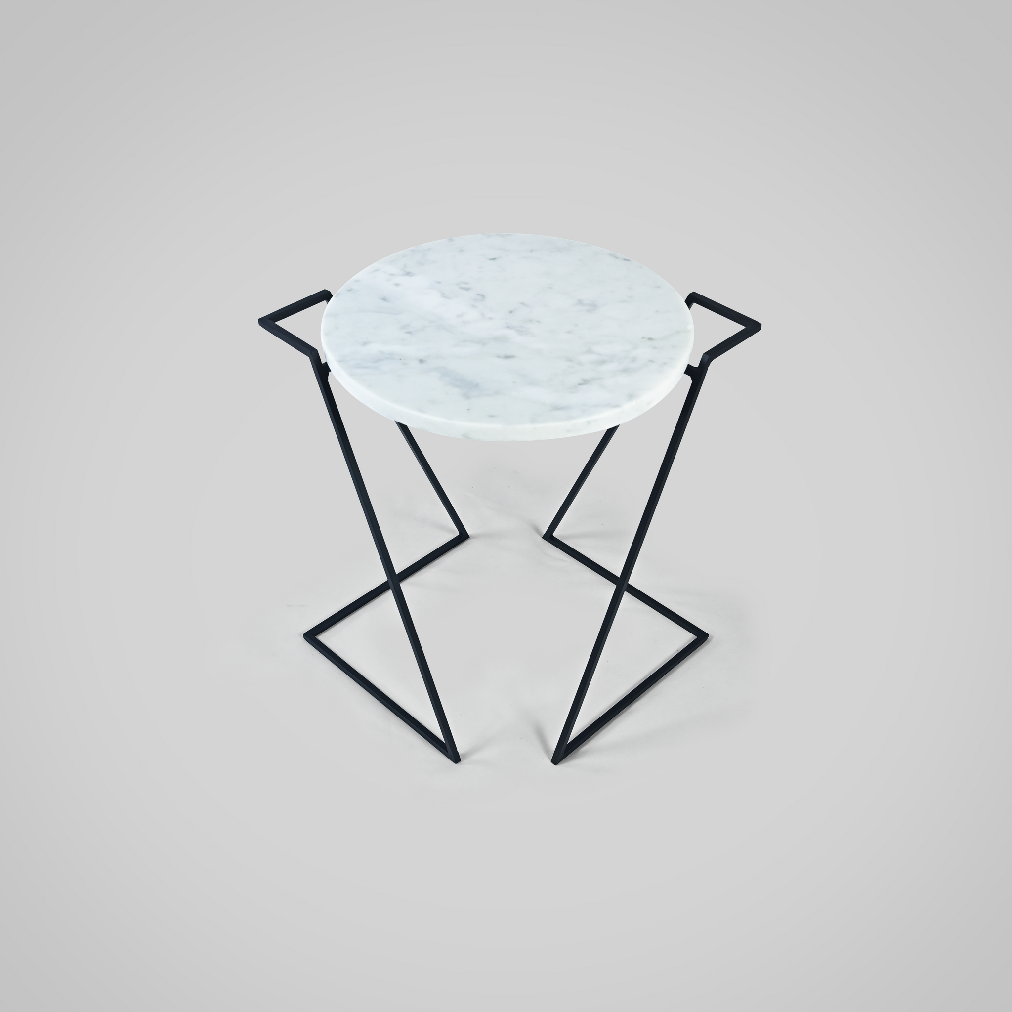 Saturno - Carrara marble side table