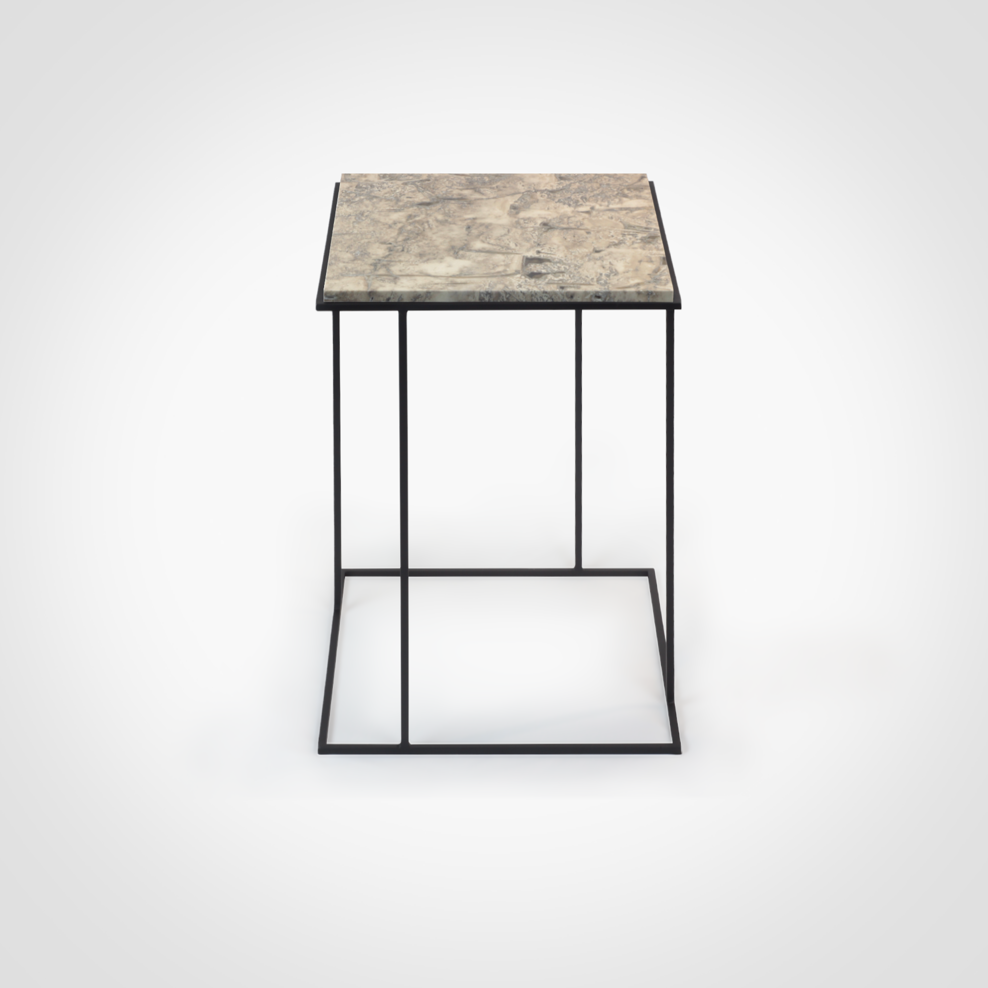 FramE - Fossil travertine side table