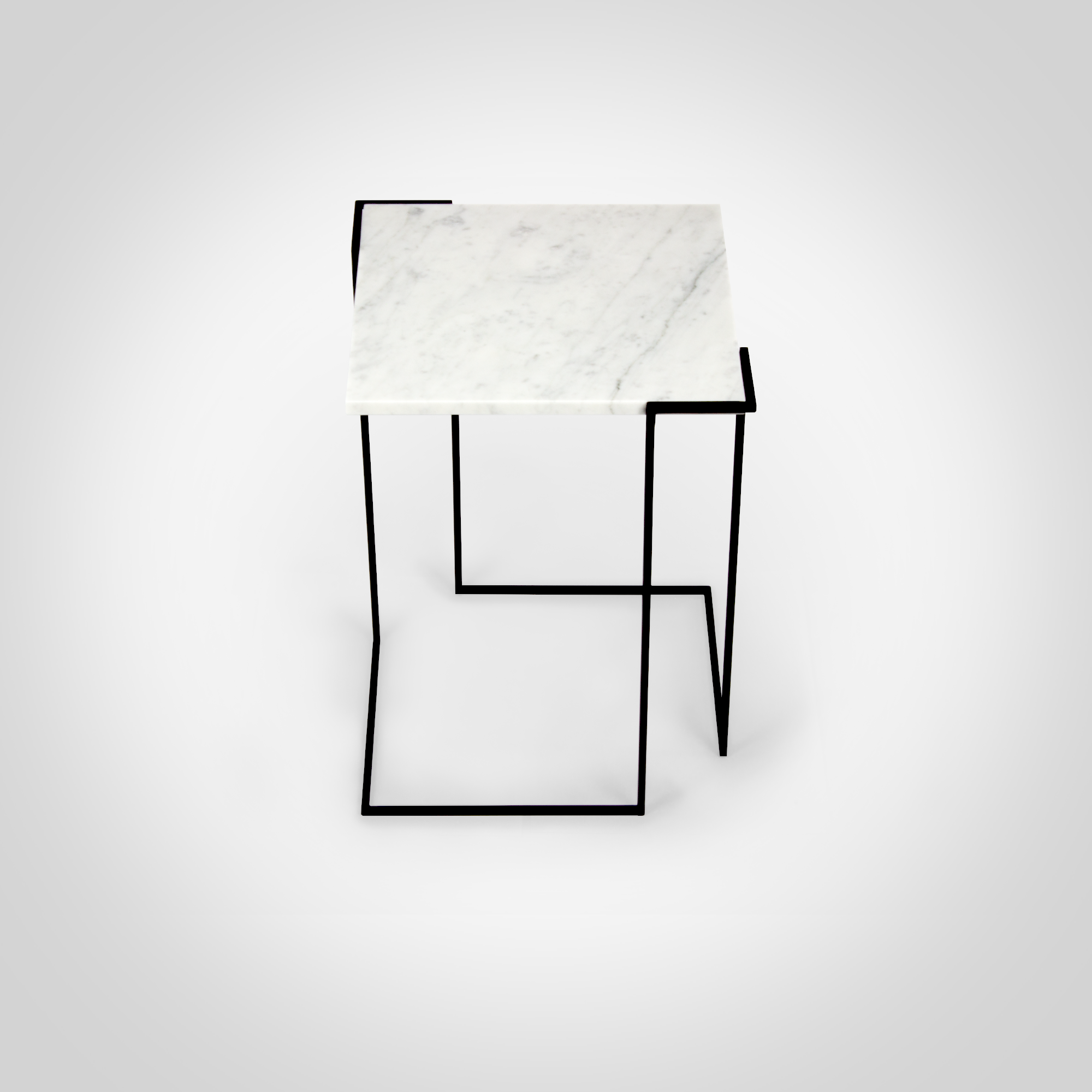 GravitY - Carrara marble Side table
